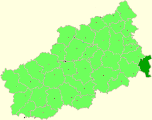 Калязинский район на карте
