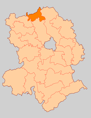 Тверецкое сельское поселение на карте