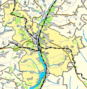 Купянский район, карта