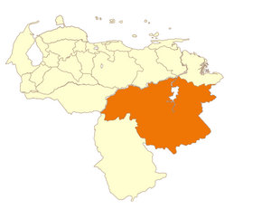 Боливар на карте
