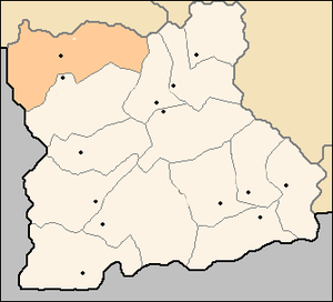 Община Благоевград, карта