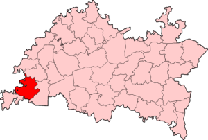 Буинский муниципальный район на карте