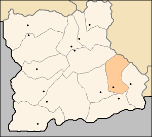 Община Гырмен, карта