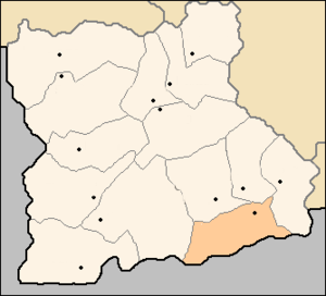 Община Хаджидимово, карта