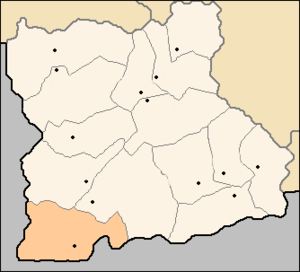 Община Петрич, карта