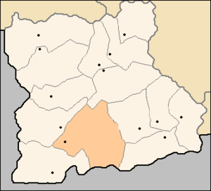 Община Сандански, карта