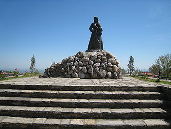 War Memorial in Naoussa, Imathia, Greece.jpg