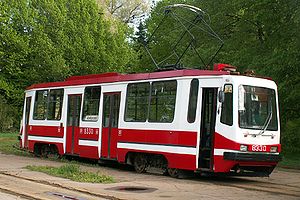 Трамвай ЛМ-99 в Санкт-Петербурге