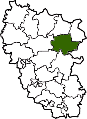 Беловодский район, карта